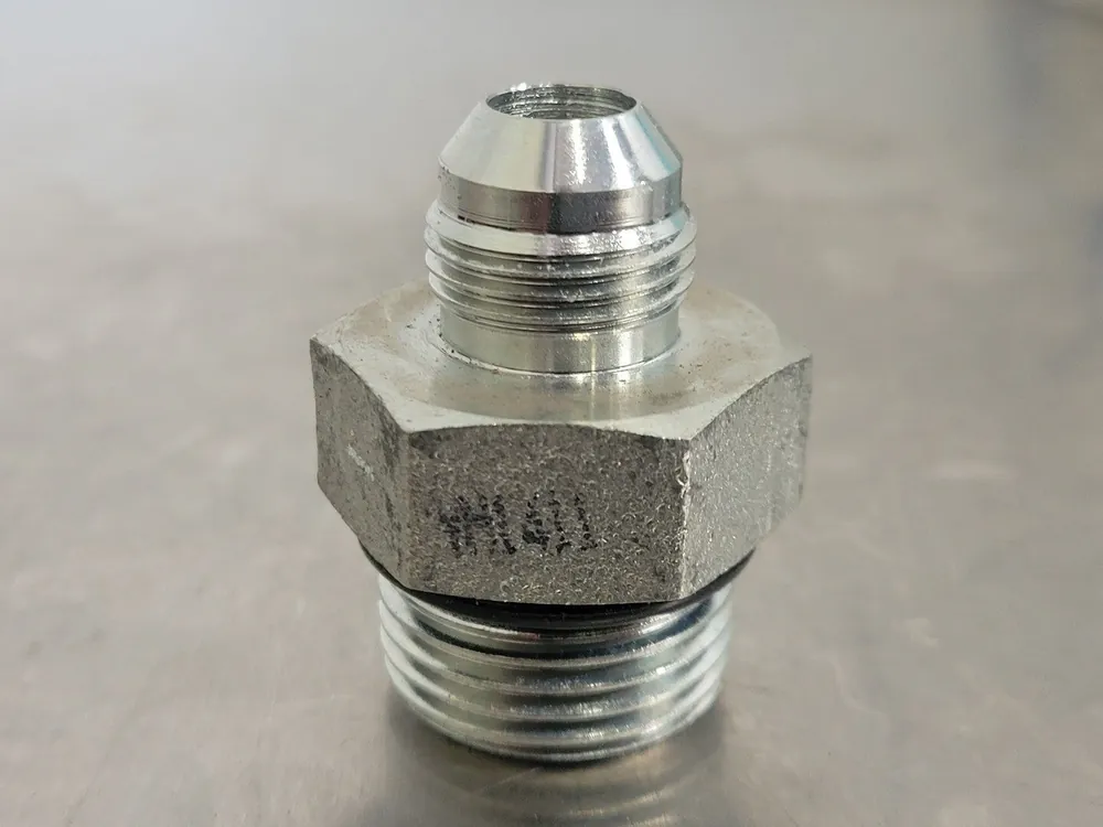 Hydraulic Adapter M-12 ORB X M-08 JIC 3/4" x 1/2" (Bag of 10)