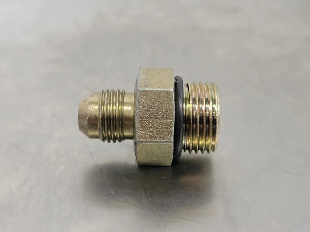 Hydraulic Adapter M-08 ORB X M-06 JIC 1/2" x 3/8" (Bag of 11)