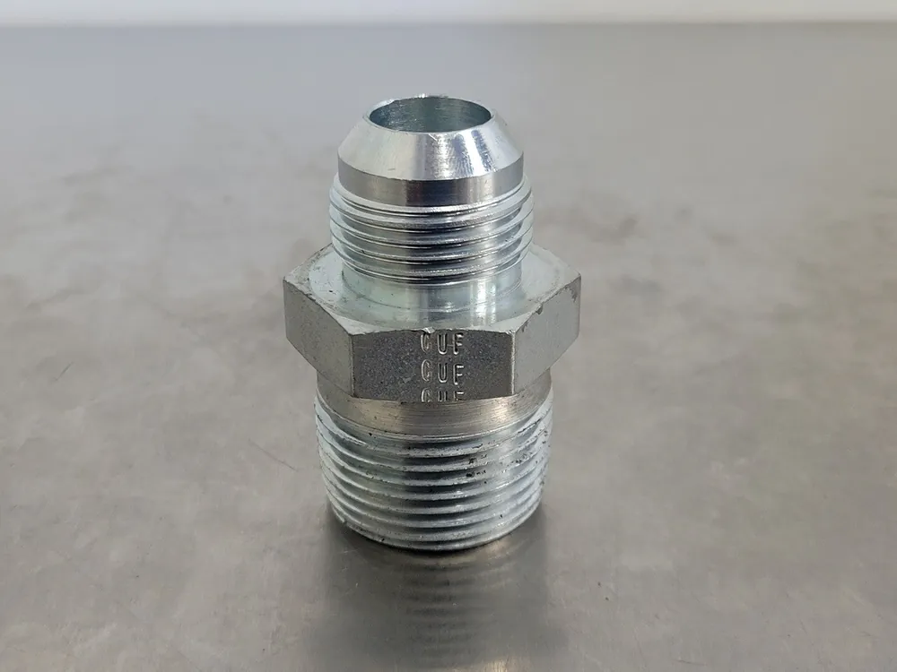 Hydraulic Adapter M-16 NPT X M-12 JIC 1" x 3/4"