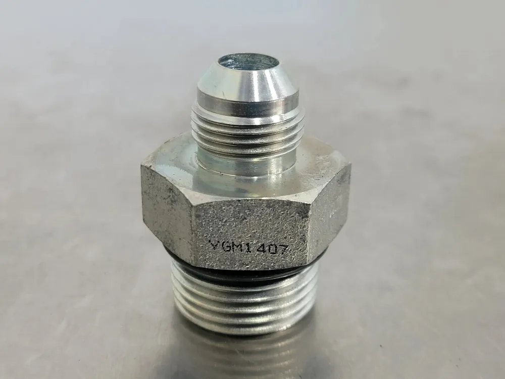 Hydraulic Adapter M-12 ORB X M-08 JIC 3/4" x 1/2" (Bag of 10)