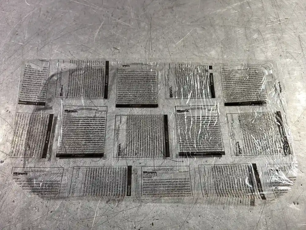 Clear Polycarbonate Visor 840PX2 7" X 15" X .04" (65 pcs)