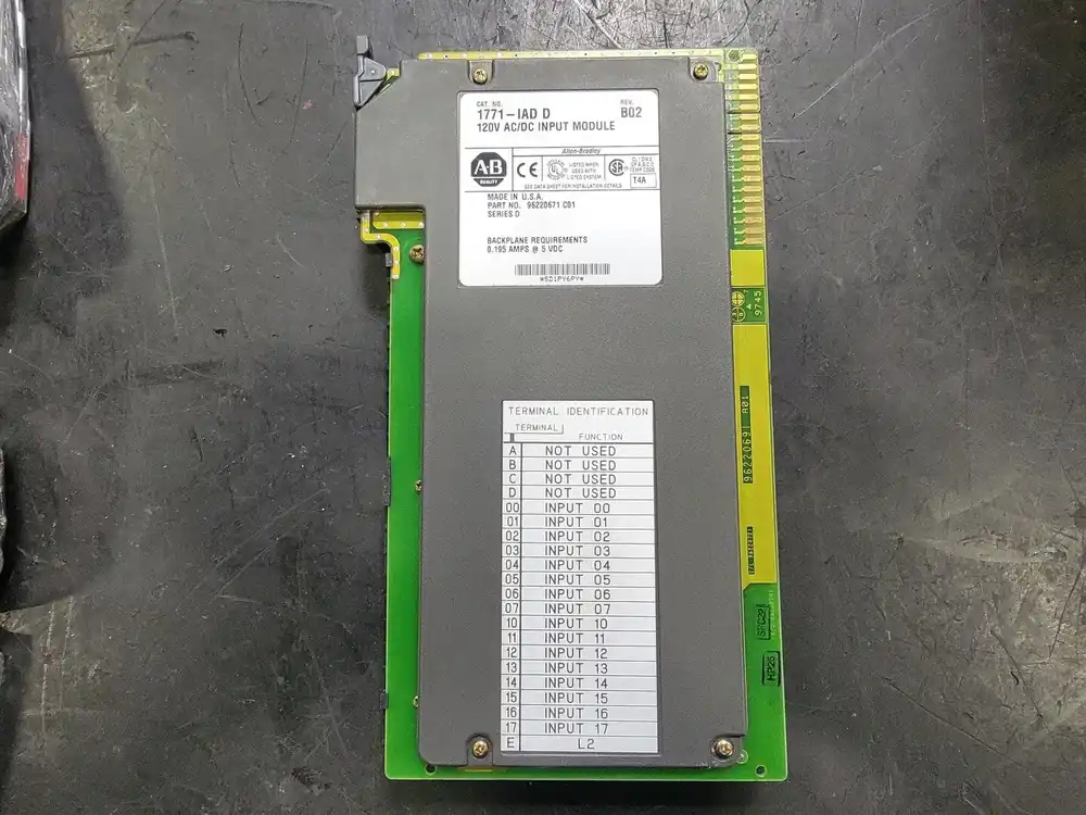 120V AC/DC Input Module 1771-IAD
