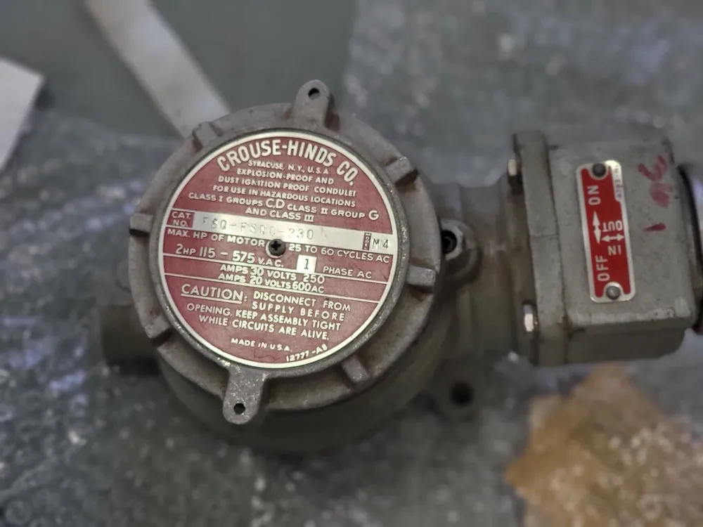 Explosion Proof Receptacle FSQ-FSQC-230, 20/30 Amp, 600V