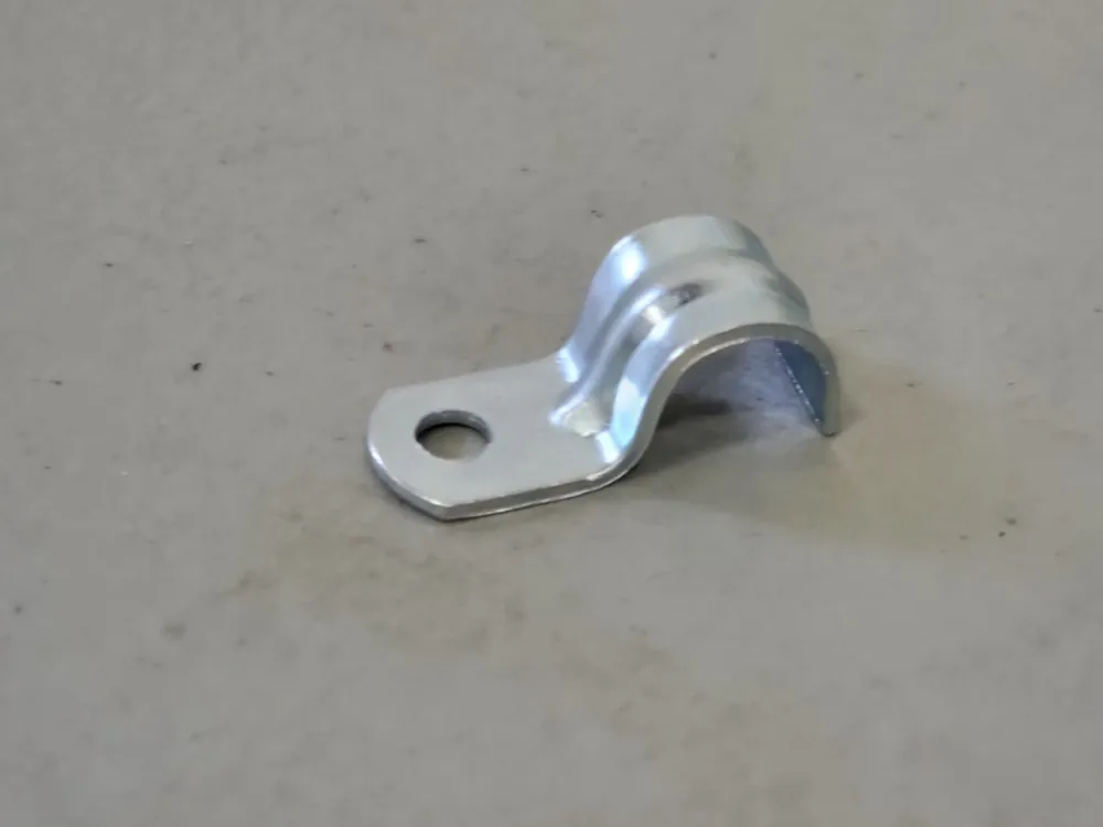 3/8" 1-Hole BX Conduit Strap Zinc Plated TW38 (Box of 50)