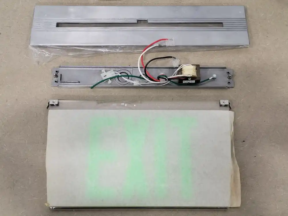 LED Illuminated Edge-Lit Exit LGA1GCA