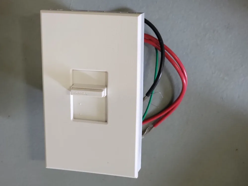 1000W Single Pole 3-Way Slider Dimmer Switch AS103