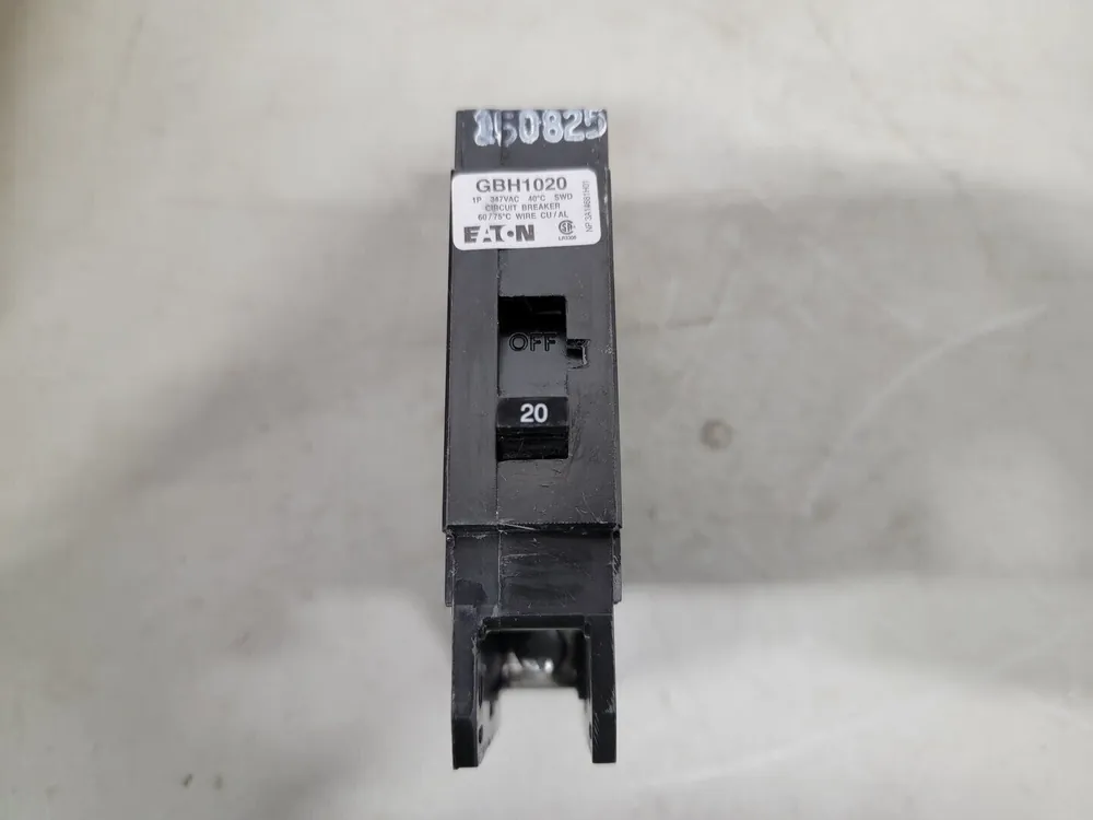 20 Amp, 1 Pole, 347 volts Circuit Breaker GBH1020 (Box of 14)