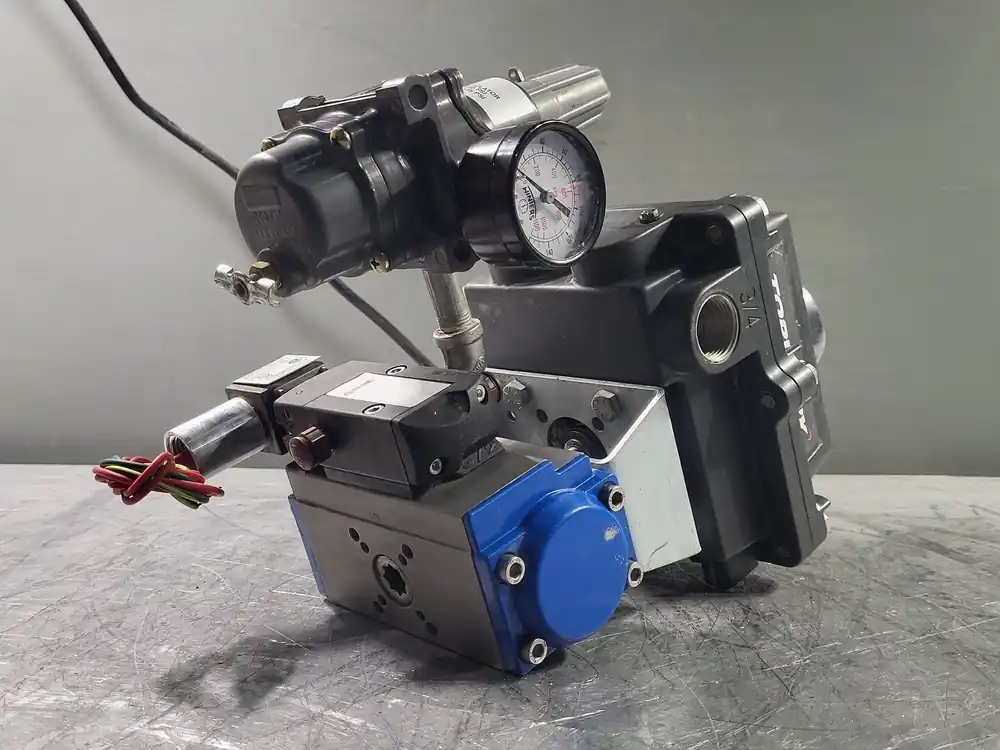 DXP Series Valve Controller DXP-M21GNEB w/ Solenoid and Pressure Regulator
