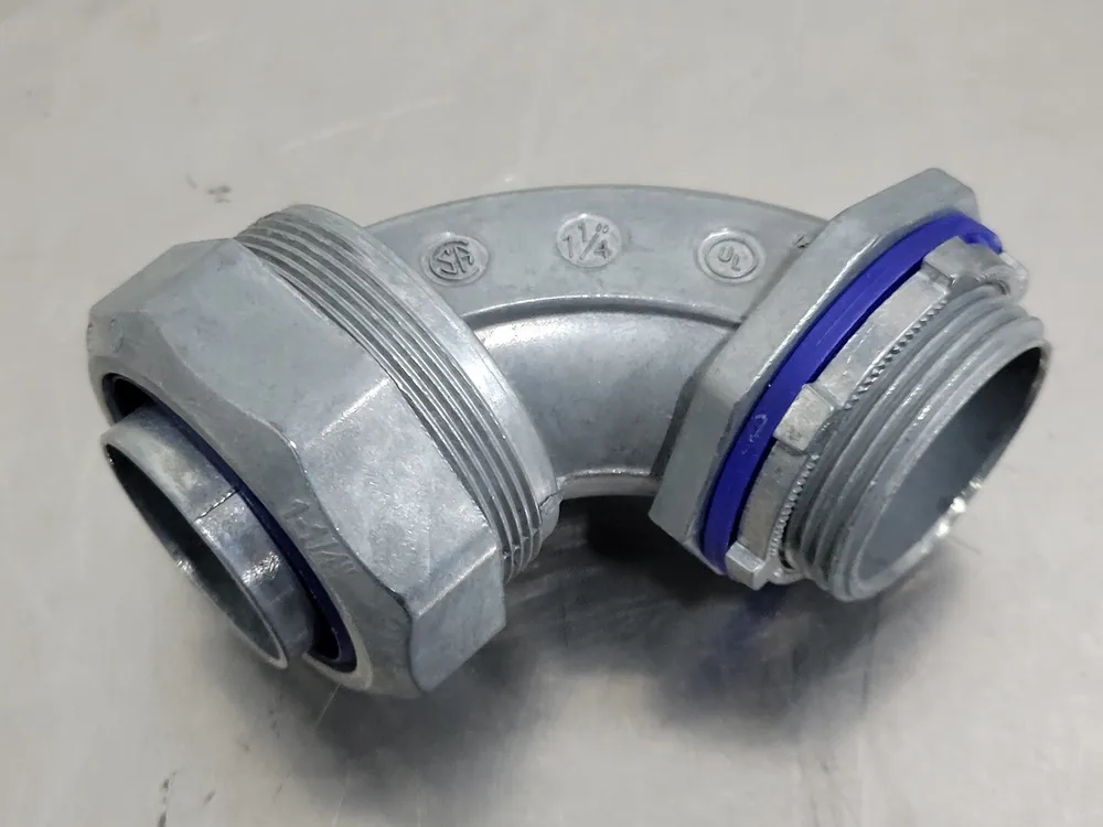 1-1/4" 90 Degree Liguidtight Connector LT-294 (Box of 4)