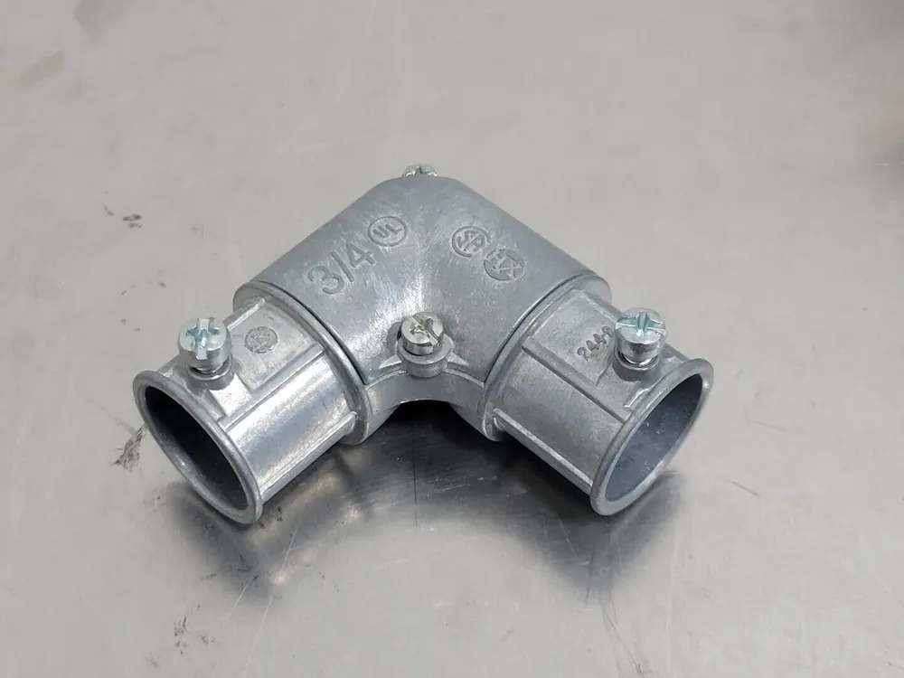 3/4" 90 Deg Set Screw Inside Corner Pull Elbow 342 (Box of 4)