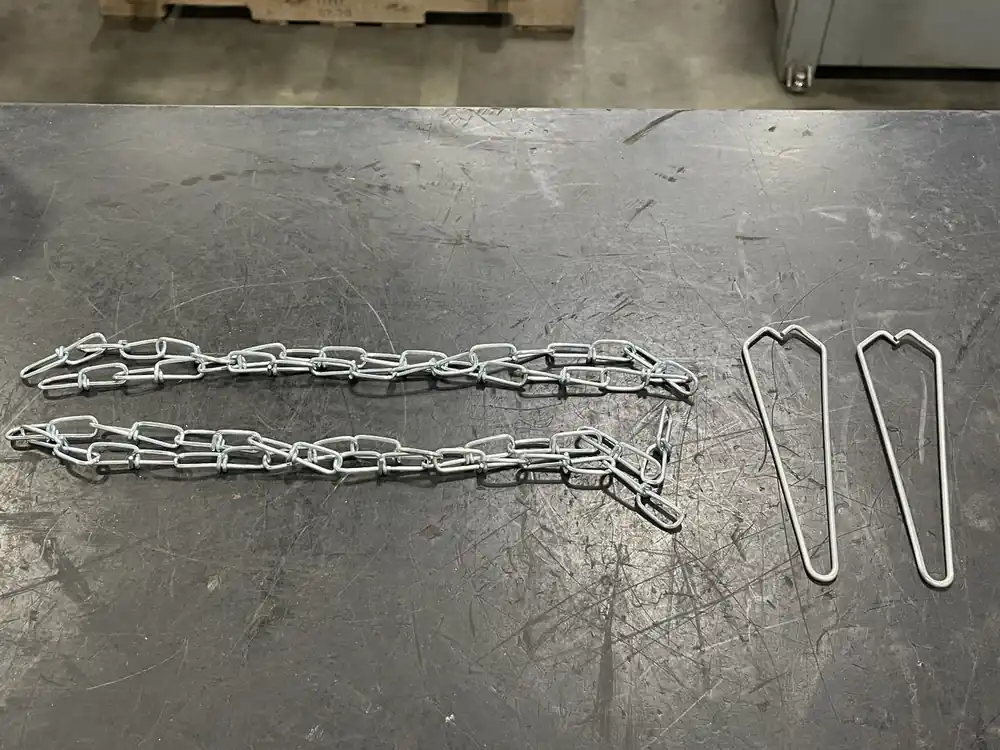 36" Wire Hook and Chain HC36 (Box of 9)
