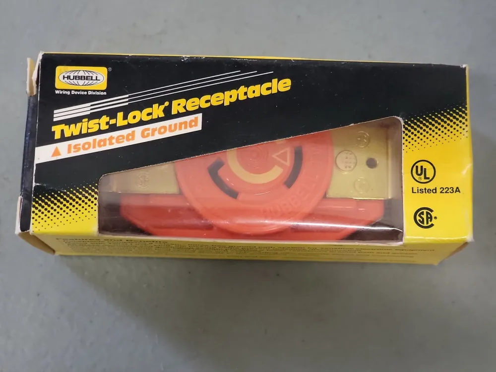 20A, 125V Twist-Lock Receptacle IG2310A (Box of 10)