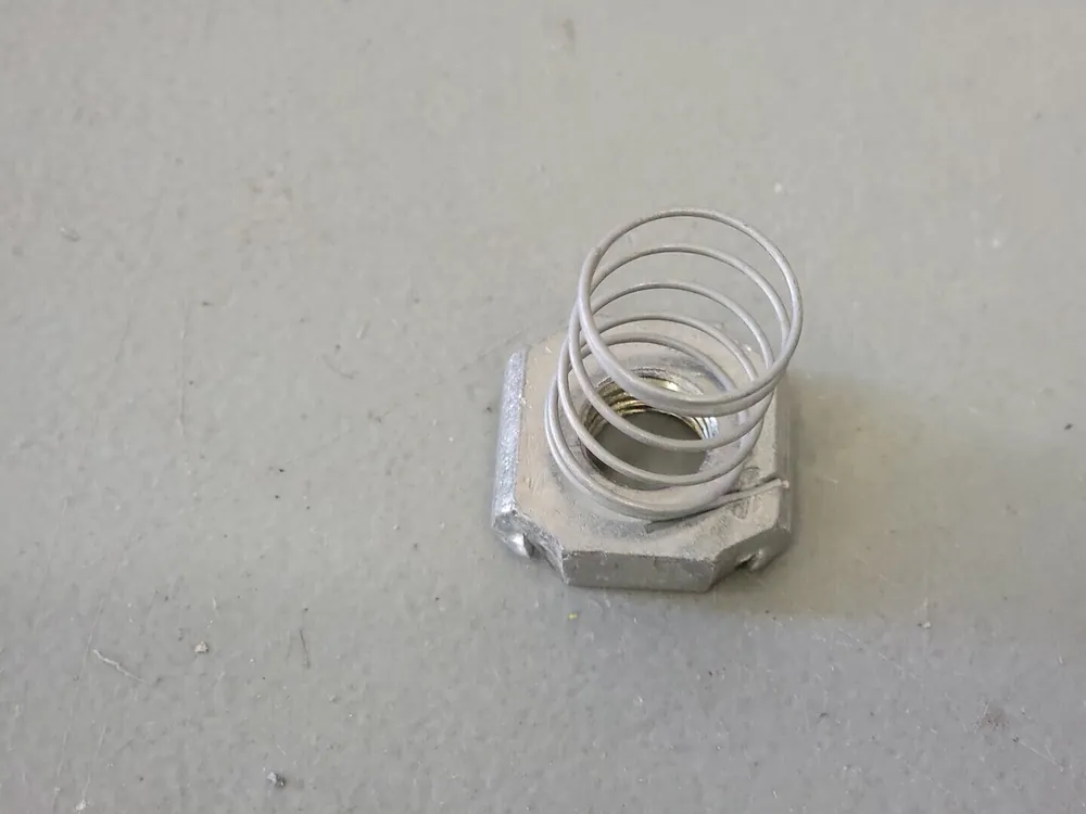 5/8" Channel Nut w/Regular Spring PS RS 5/8 EG (Box of 100)