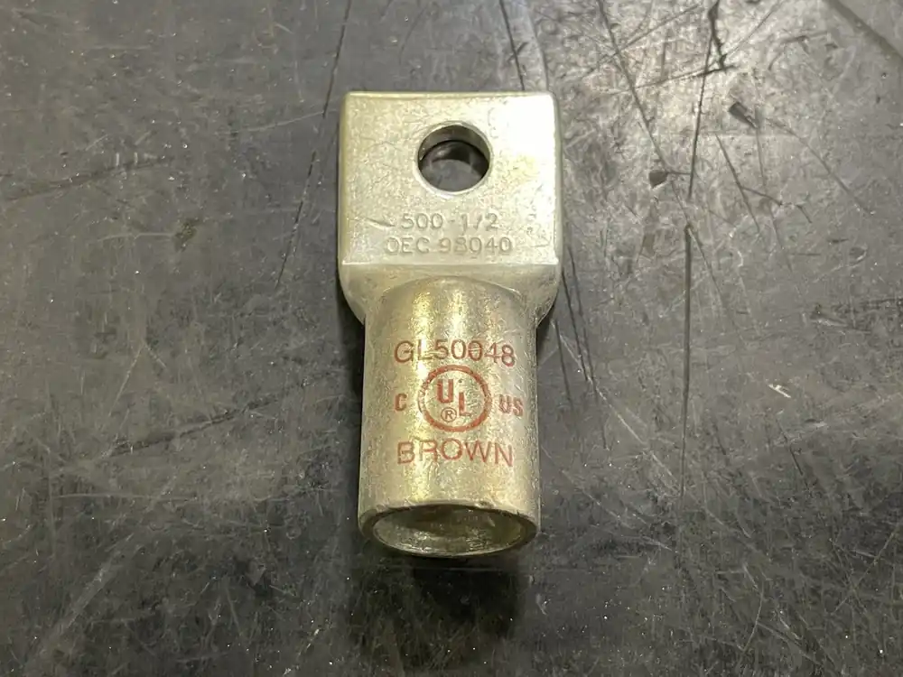 500 MCM 1 Hole Copper Compression Lug GL50048 (Box of 6)