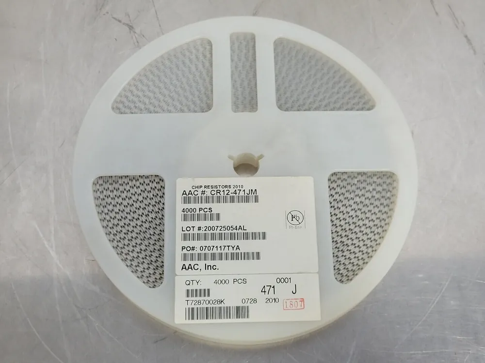 CR12-471JM Chip Resistors 2010, 471, 470 ohm, 5% (Reel of 4000 PCS)