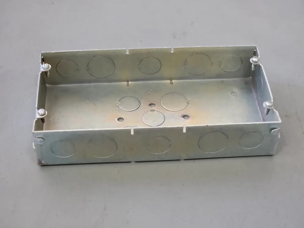 Electro Zinc Plated Outlet Box 703-Spl (Pack of 5)