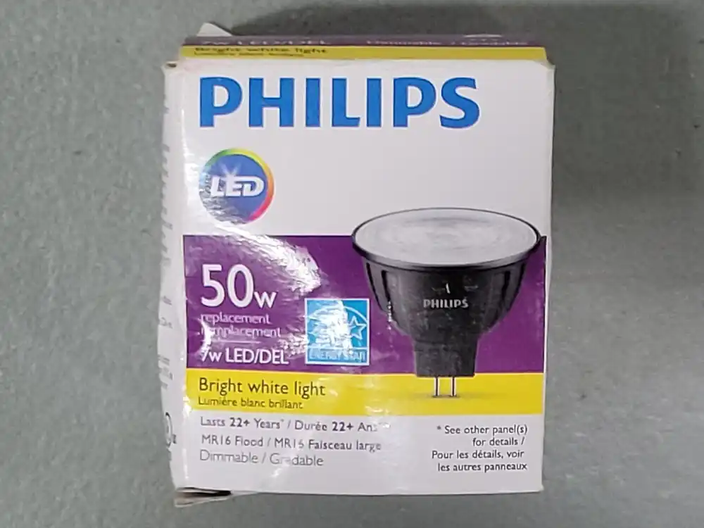 50W Bright White Floodlight Bulb MR16