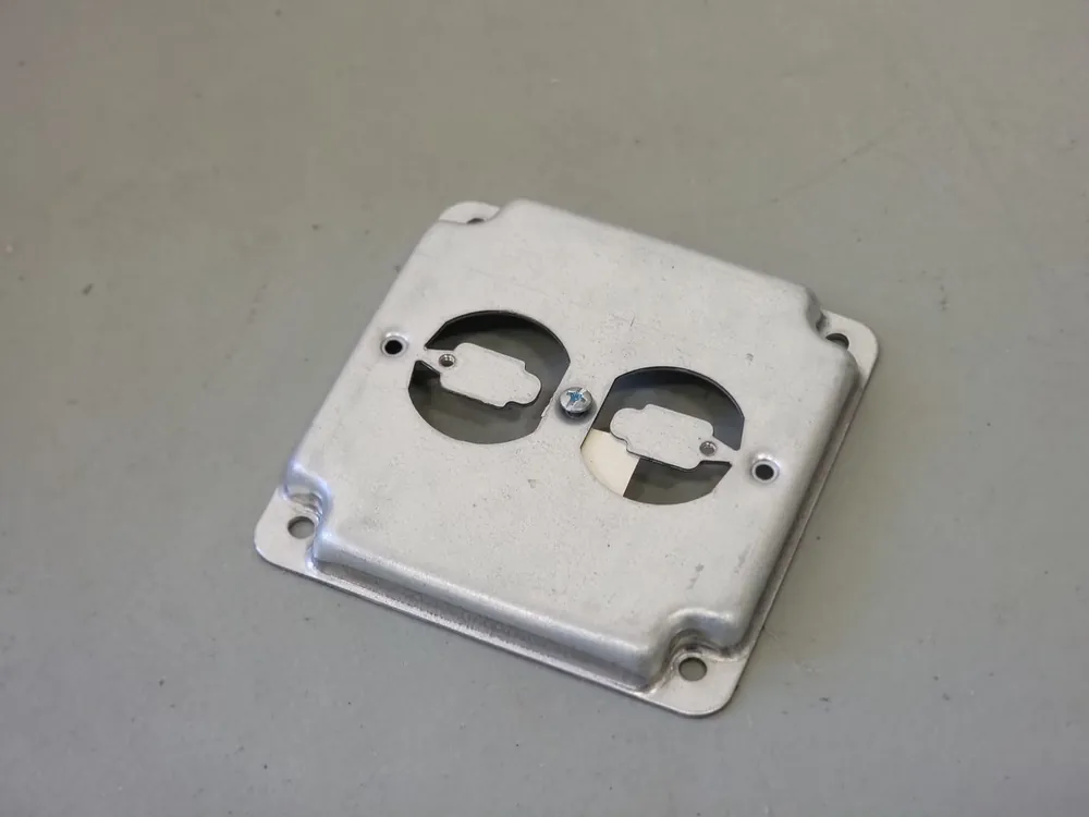 4" Steel Square Surface Cover RS12 (Box of 50)