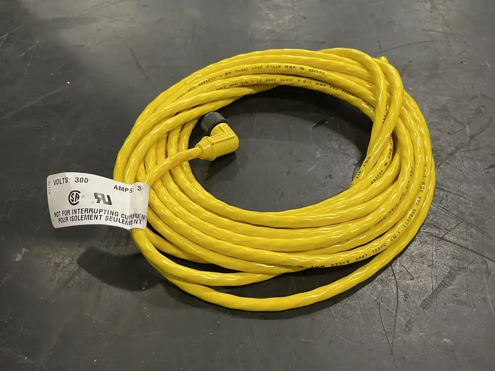 20ft 18/4 AWG Cord Set Micro 4 Pin Female Plug, 300V, 5000115-13
