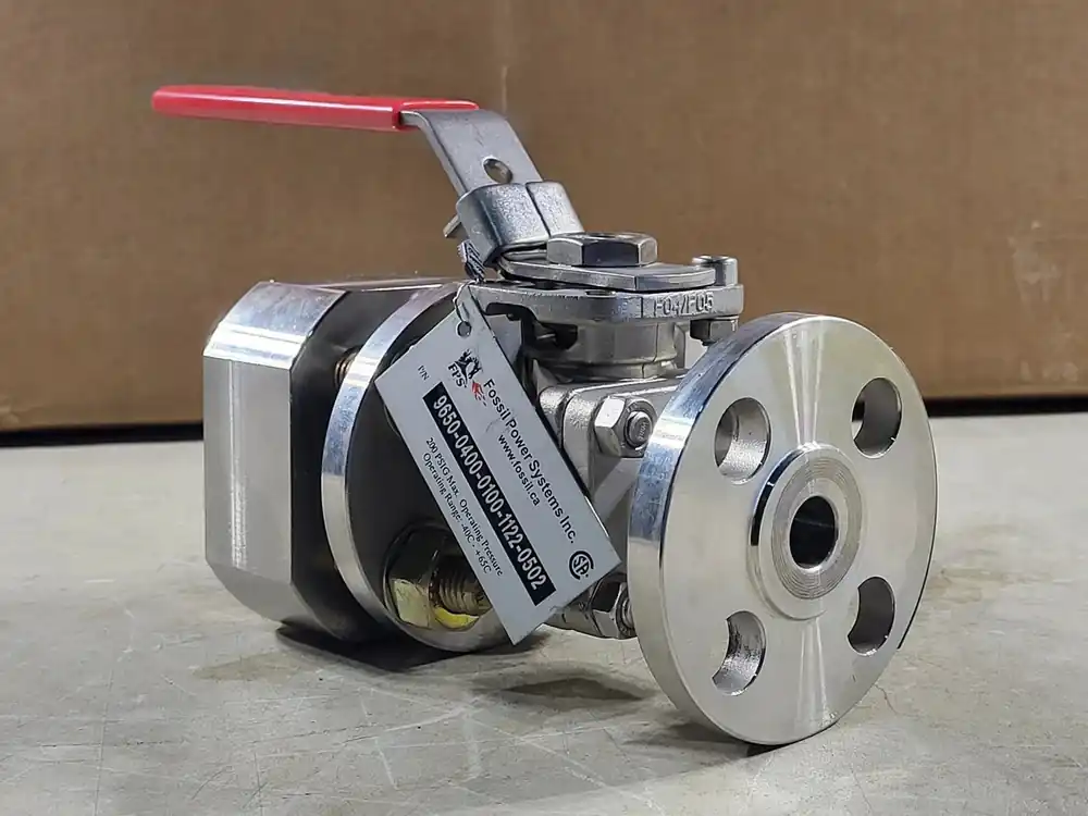 1/2" Class 150 Flange Ball Valve CF8M P/N 9650-0400-0100-1122-0502