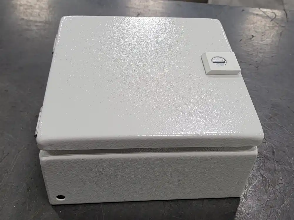 JB080804HC Steel Hinged Junction Box 8"x8"x4"