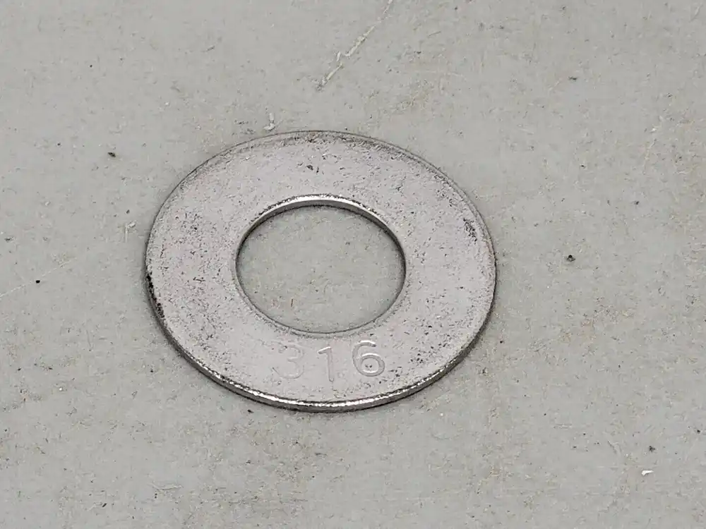 5/8" Flat Washer 316 Stainless Steel 1-1/2" OD (Box of 100)