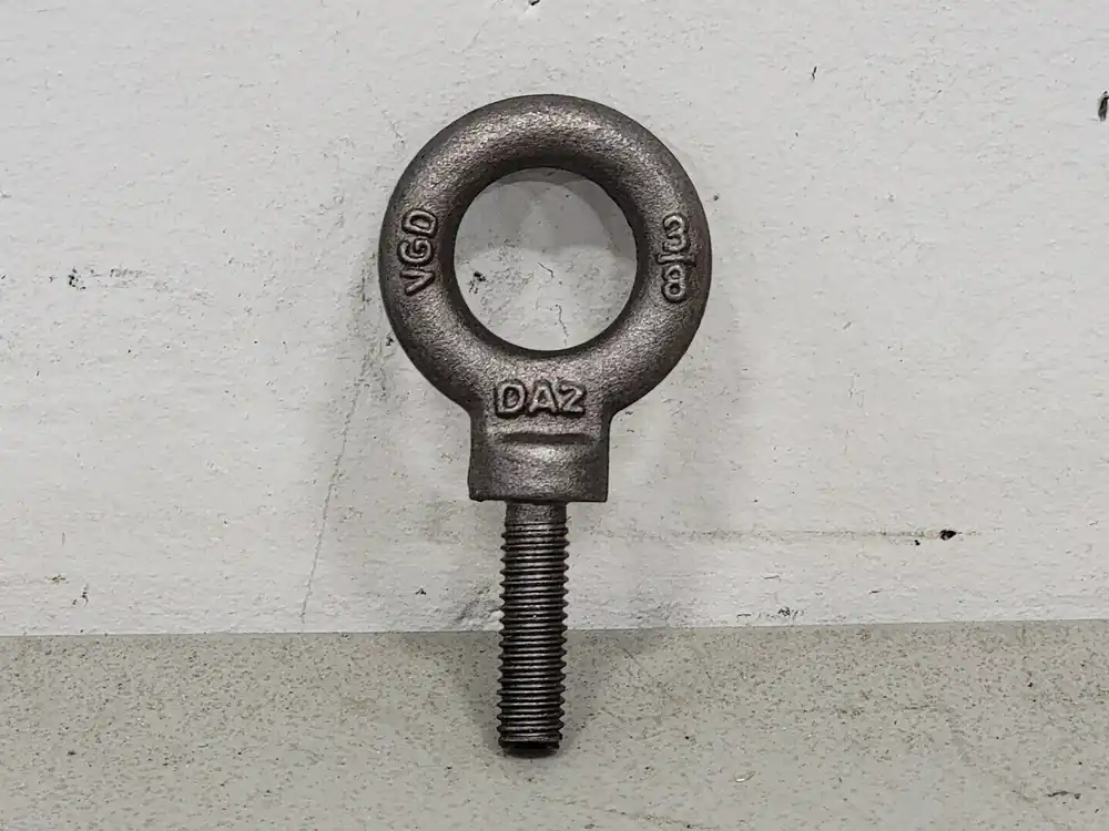 3/8" Machinery Eye Bolt, VGD DAZ, Carbon Steel (Box of 55)