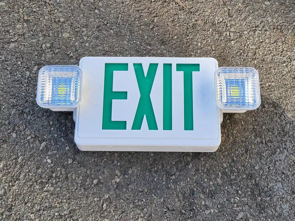 LED Emergency Exit Lighting Fixture, Green, DF-2