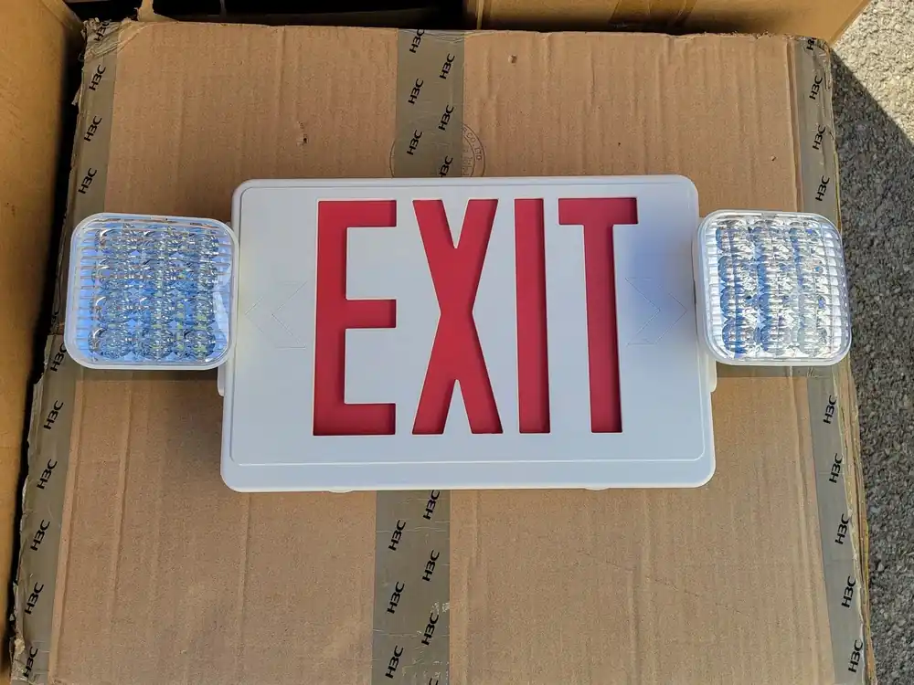LED Emergency Exit Lighting Fixture, Red, DF-2
