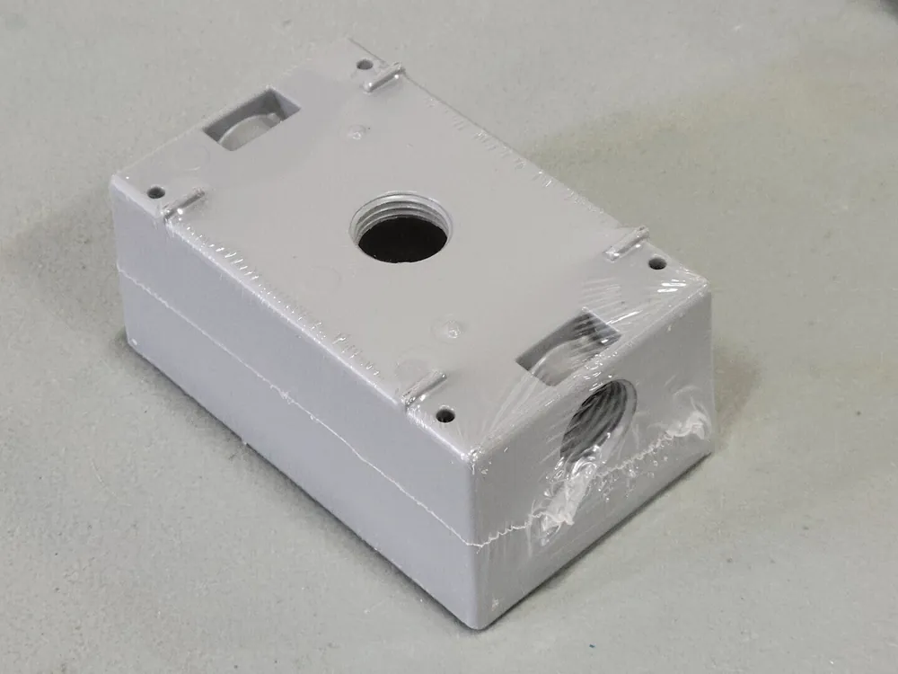Weatherproof Rectangular Outlet Box D5613 (Box of 4)