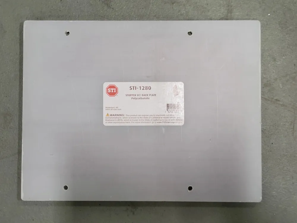 Stopper II Back Plate Polycarbonate STI-1280