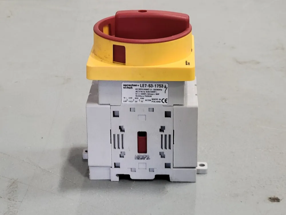 63 Amp Motor Disconnect Switch LE7-63-1753