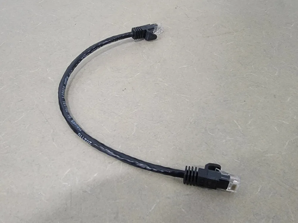 Ethernet Patch Cable, RJ45 UTP CAT6 Black, C6-005BK (Box of 10)