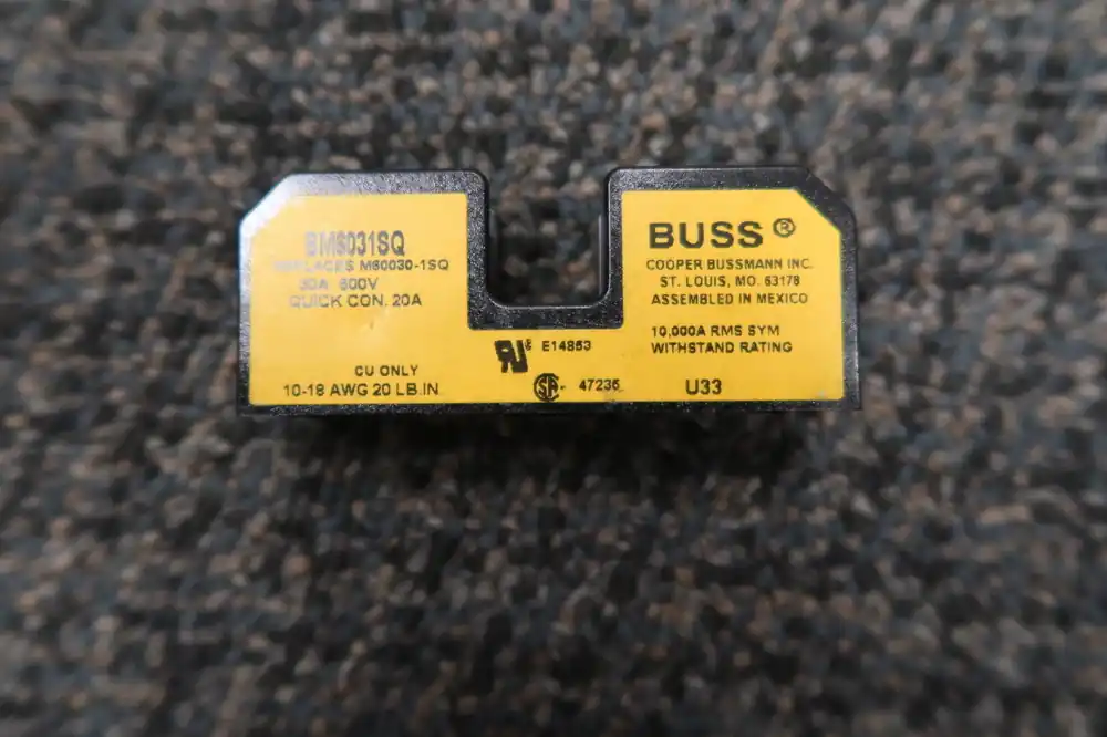 30A, 600V Supplementary Fuseblock BM6031SQ