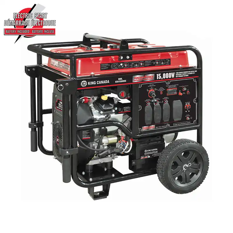 15000 W V-Twin OHV Gas Engine Generator
