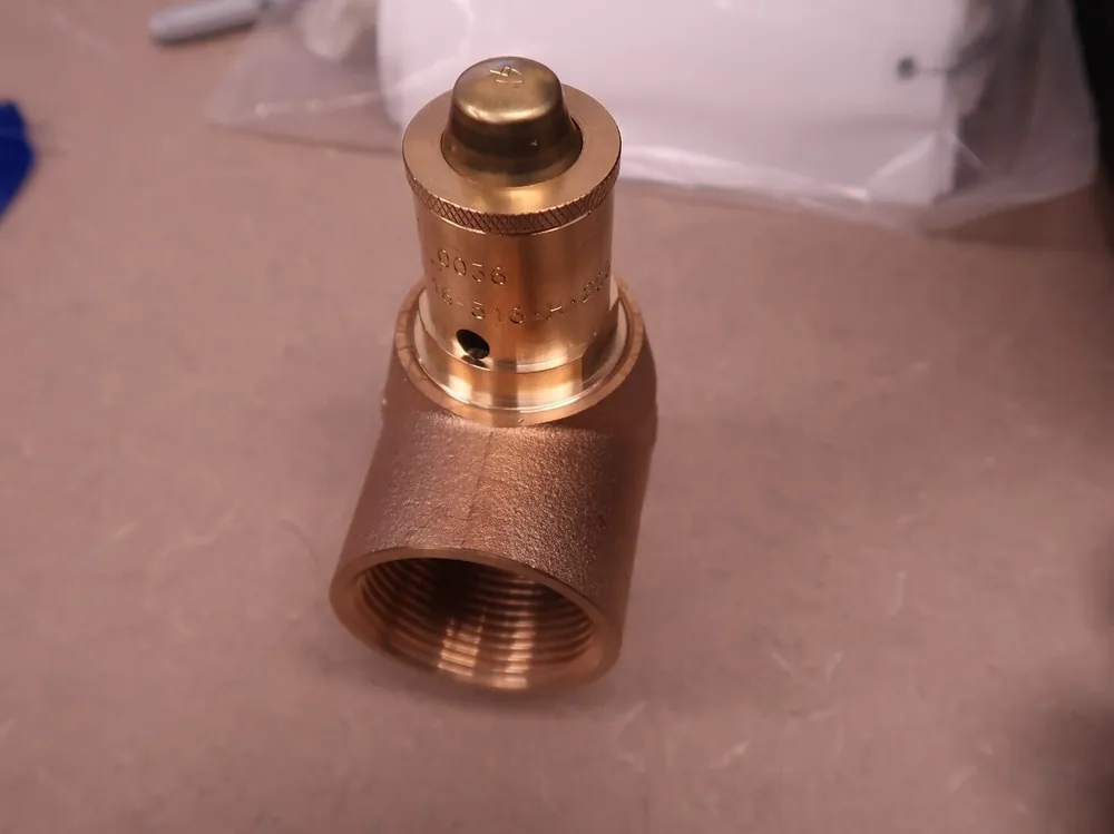 Corner Safety Valve KG SVGW10-16-1