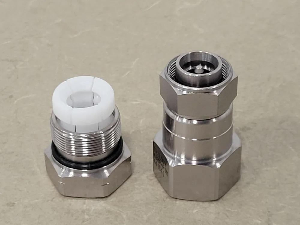 Type 4.3-10 Male Compression Seal Connector for 1/2" Plenum Cable 43MP01250-PIM