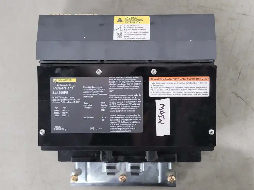 600 volts 1200 Amp Panelboard Accessory SL1200P5