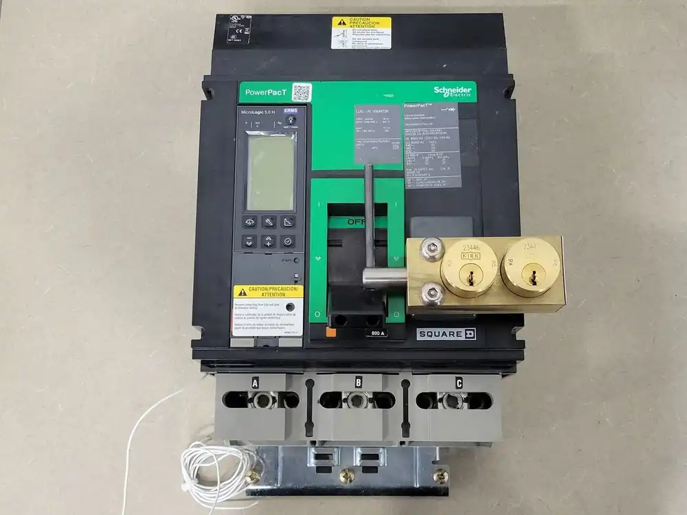 800 Amp, 3 Pole, 600 Volts Circuit Breaker PKA36080U73AE1JK