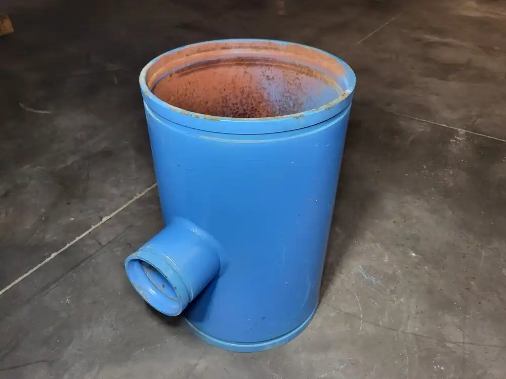12" ID to 4" ID Reducing Tee Fitting, Grooved