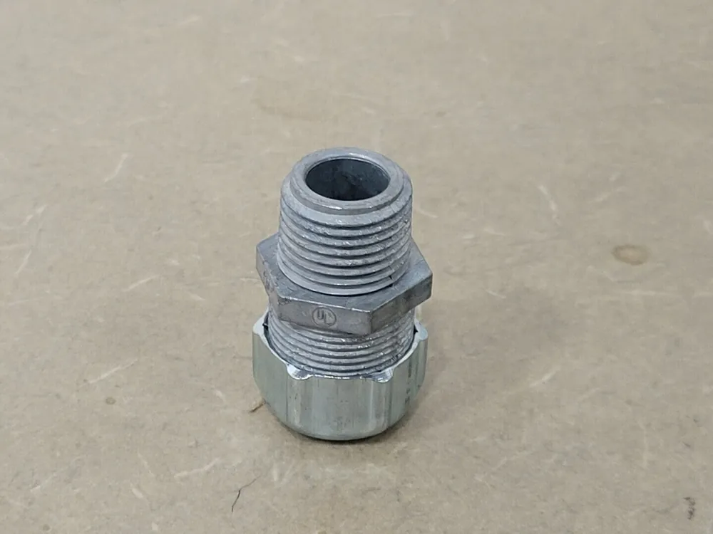 1/2" Strain Relief Cord Connector Straight 2520 (Box of 13)