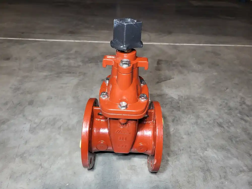 4" Gate Valve W10-A-NL-FF-B-2N, 300PSI AWWA
