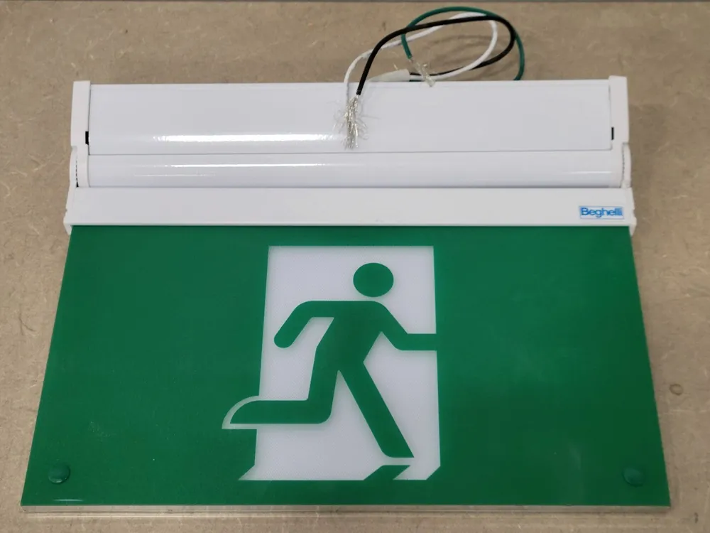 LED Edge-lit Running Man Sign CRV-RM-L-U-S-0LR