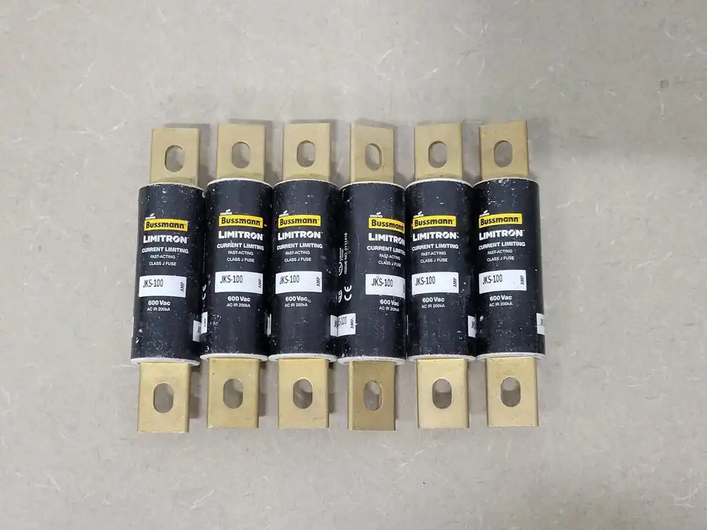 Limitron 100Amp Class J Fast Acting Fuse JKS-100 (Lot of 6)