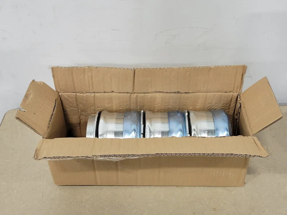 4" EMT Raintight Steel Compression Connector CC-400RTS1 (Box of 3)