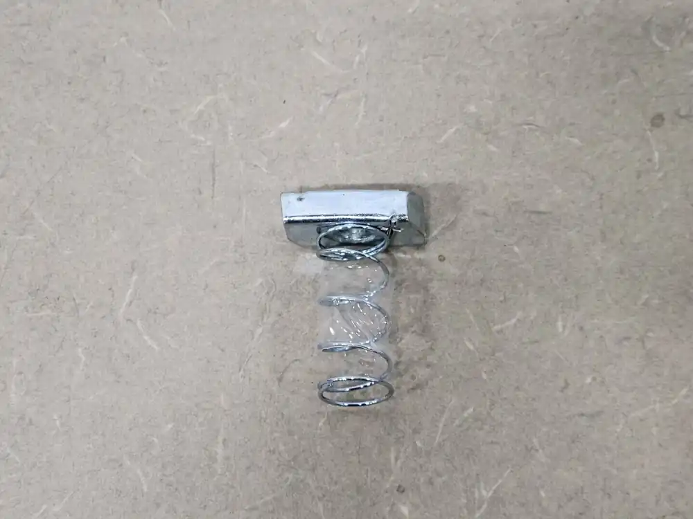 3/8" - 16 Strut Nut w/ Wrapped Spring 105ZP-03800W (Box of 95)