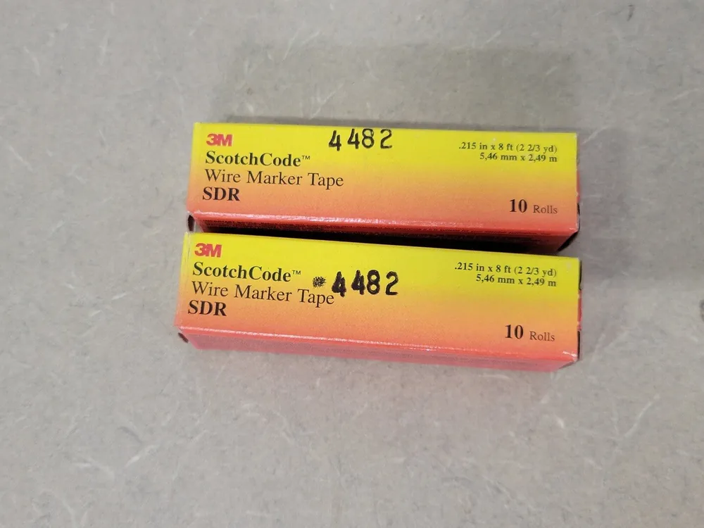 Number 8 Wire Marker Tape SDR 4482 (Lot of 15)