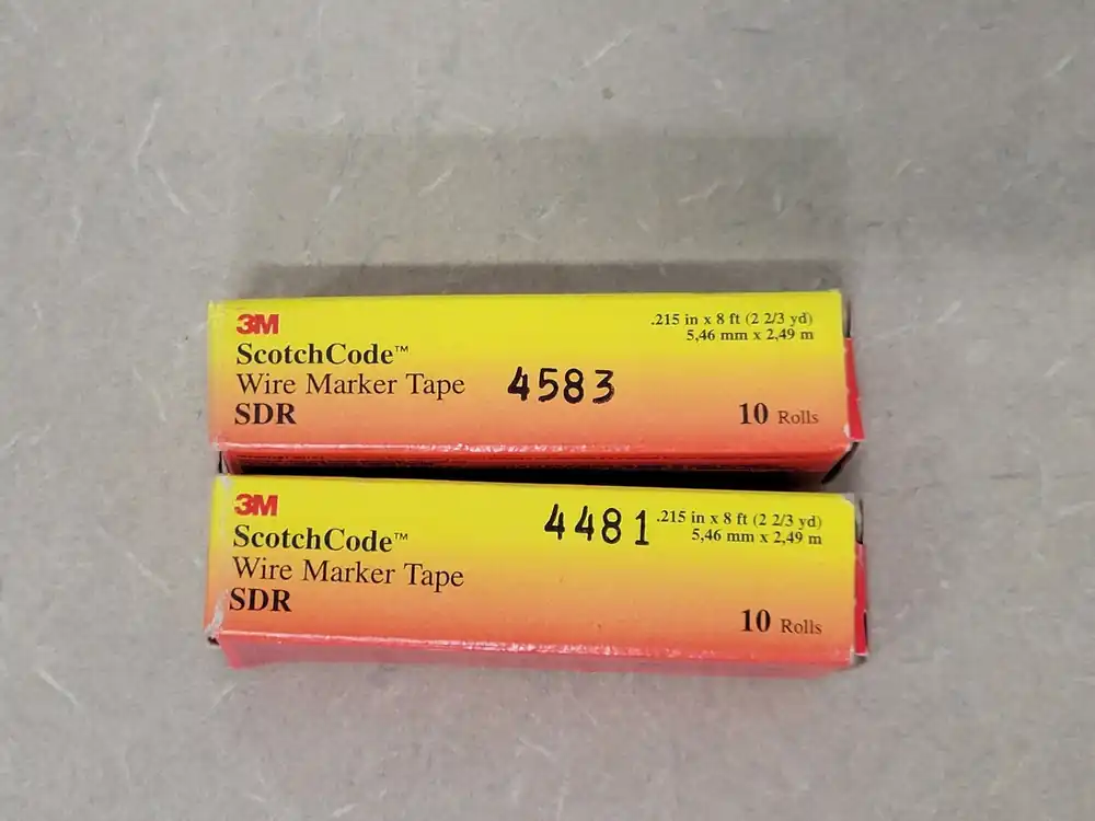 Number 7 Wire Marker Tape SDR (Lot of 20)