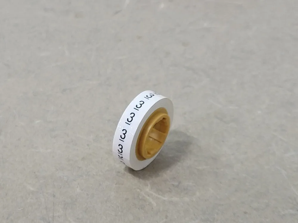 Number 3 Wire Marker Tape SDR (Lot of 20)