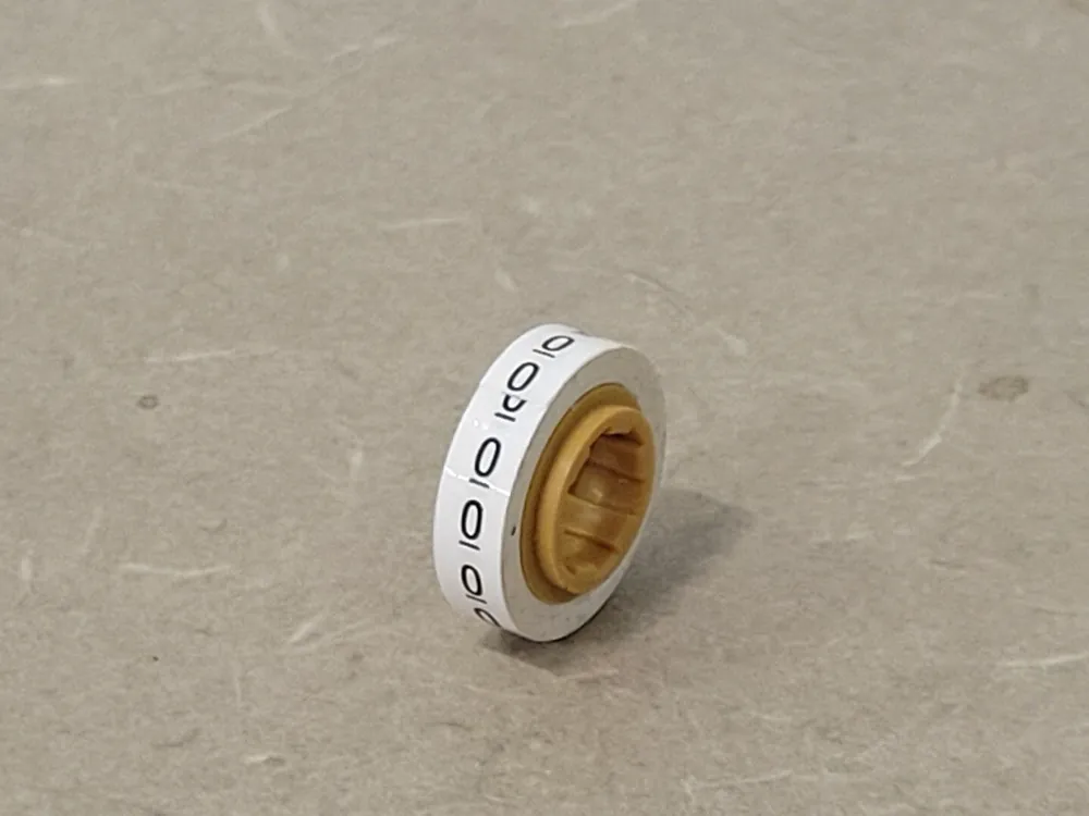 Number 0 Wire Marker Tape SDR 4449 (Lot of 20)